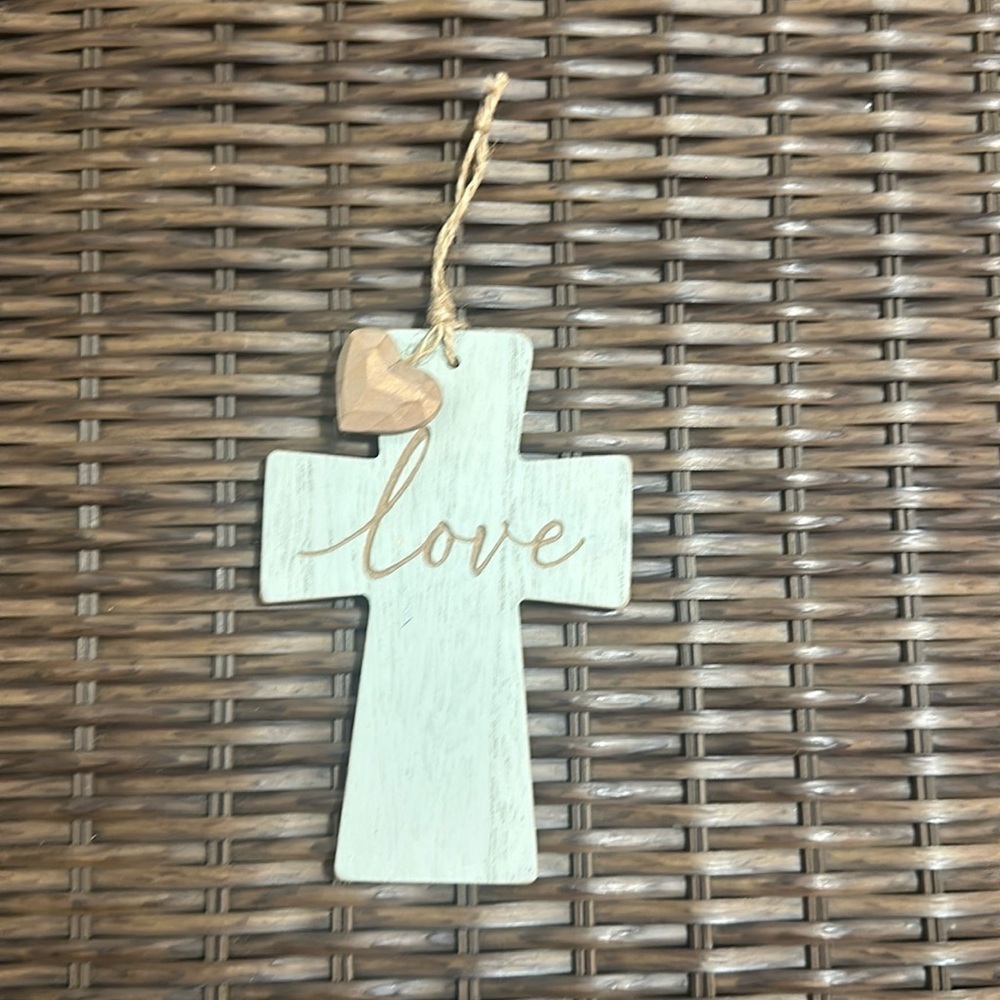 Hallmark wooden love ornament